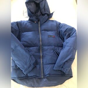 Britches down puffer coat blue EUC 496